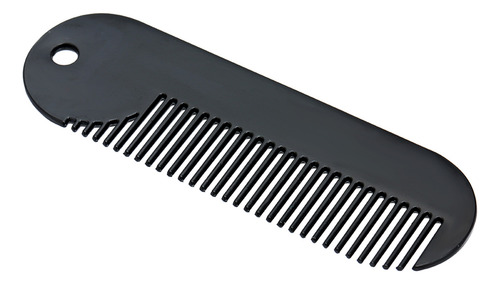 Peine De Acero Inoxidable Con Bolsillo Para Barba Y Bigote