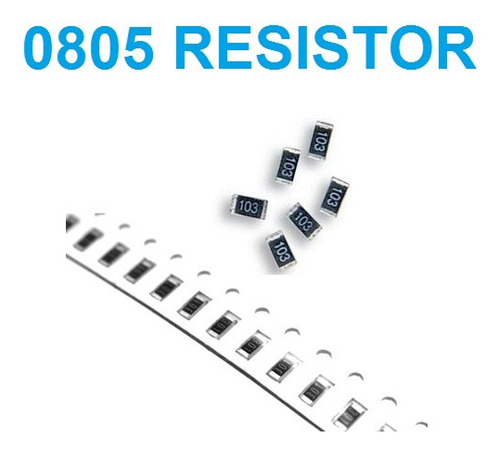 Kit De 1.050 Unid Resistencias Smd 0805 Variadas Smt
