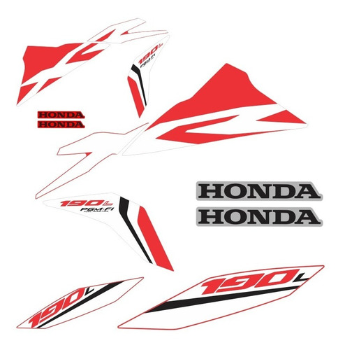 Adhesivos Gráficos Para Xr 190 Honda Stickers 