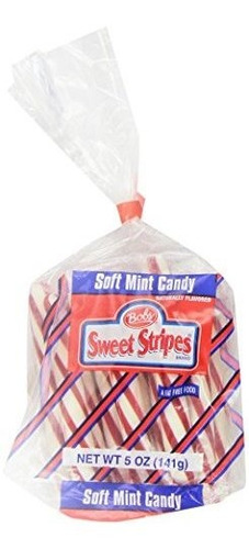 Mentas Bob's Sweet Stripes Caramelo De Menta Suave (paquete 