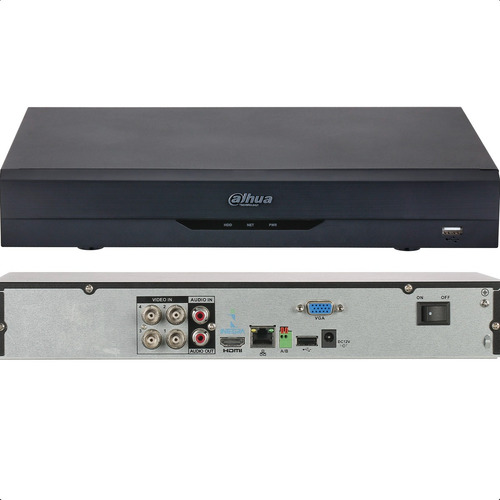 Xvr 4ch Penta-brid 4k 1hdd Wizsense Dahua Dh-xvr5104h-4kl-i3