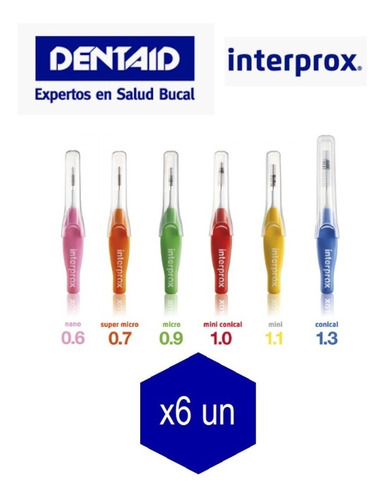 Cepillo Interproximal Interprox X6 Unidades
