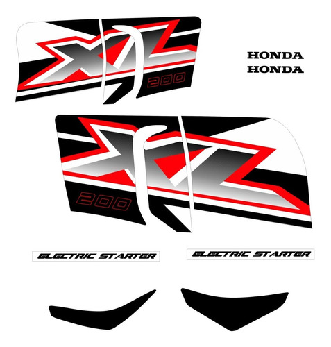 Sticker Para Moto Honda Xl 200 Calcomanias, Adhesivos