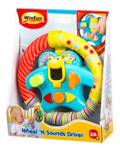 Volante Tela Sonidos Bebé Wheel Sounds Driver Winfun Smile