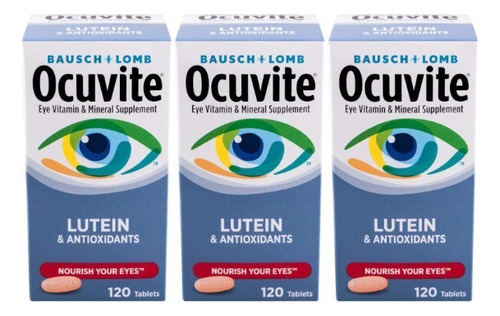 Ocuvite Nutrición Visual Ojos X360u 1 Año Luteína Zeaxantina