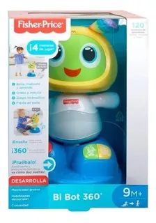 Bi Bot 360 Fisher Price Luz Y Sonido Amarillo Azul Original