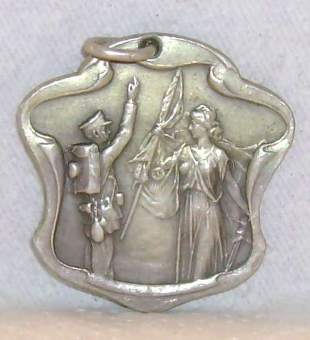 Medalla 1908 Jura De La Bandera Clase 1887 B10