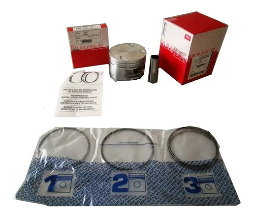 Kit Piston Aros Honda Xr 250 Tornado Mahle Original Brasil