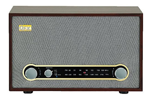 Qfx - Radio Bluetooth Para Mesa Marrón