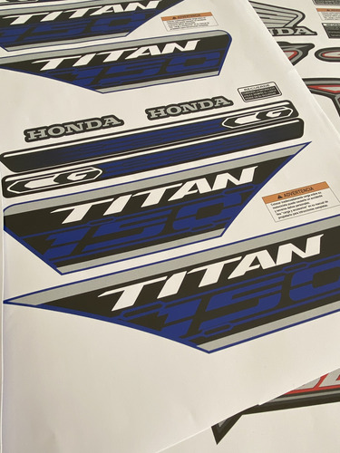 Set Calcos Compatible Honda Cg New Titan 150cc