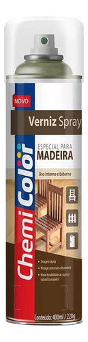 Spray Chemicolor Verniz Madeira Imbuia 400ml/220g.