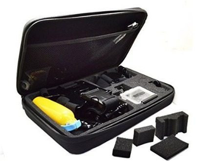 Estuche Maletin Rigido Grande Compatible Gopro 32x22x7cm