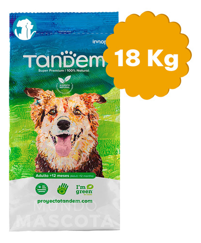 Alimento Perro Super Premium Tandem Adulto 18 Kg + Envío