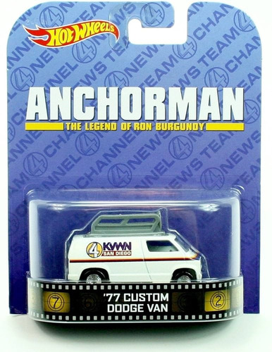 Hot Wheels Dc Comics - Anchorman - Custom Dodge Van 77