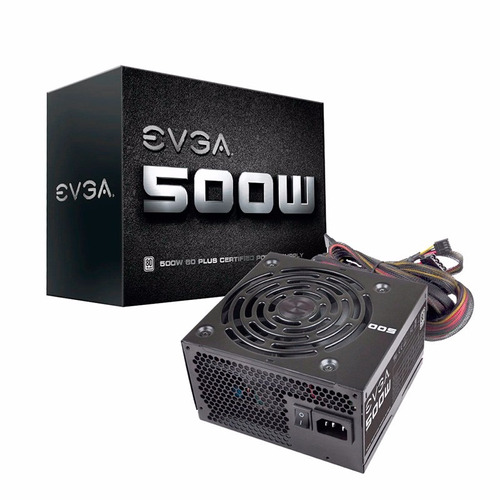 Fuente De Poder Evga 500 W 80 Plus