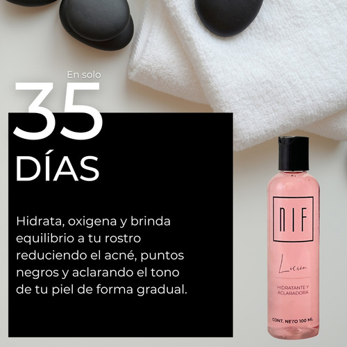 Loción Hidratante Y Aclarante, Control De Acné 100 Ml.