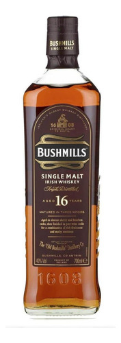 Pack De 4 Whisky Bushmills Malt 16 Años 750 Ml