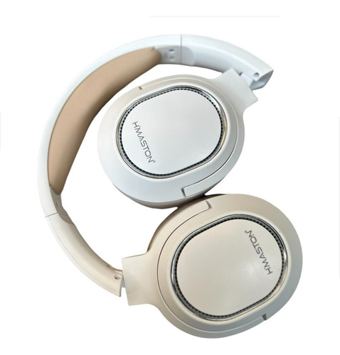 Fone De Ouvido H Maston Sn15 Conforto Som De Alta Qualidade Cor Branco/bege