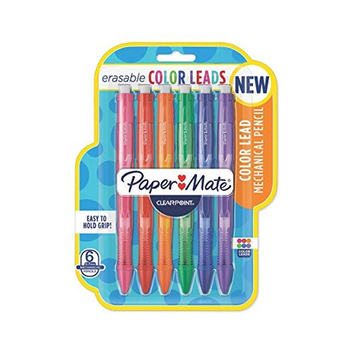 Paper Mate Clearpoint Color Lápices Mecánicos De Plomo, 0,7 