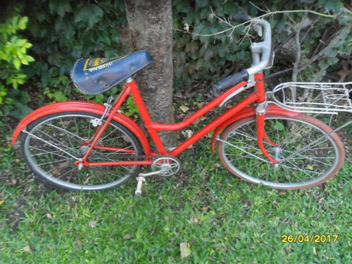 Antigua Bicicleta Niño Niña Paseo Rodado 20 Porta Equipaje