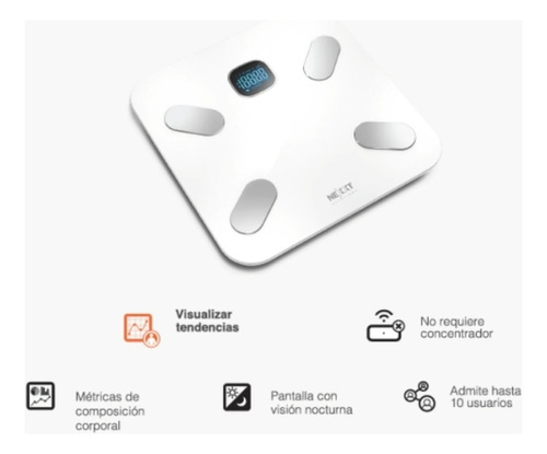 Balanza De Peso Corporal Smart Inteligente
