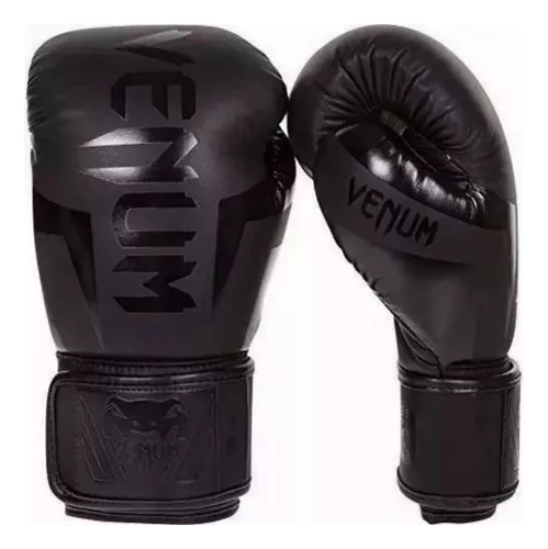 Luvas De Boxe Venum 12 Onças Pretas Foscas A