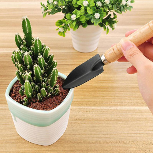 Mini Herramientas De Jardín, Juego De 3 Piezas, Palas Con Ma