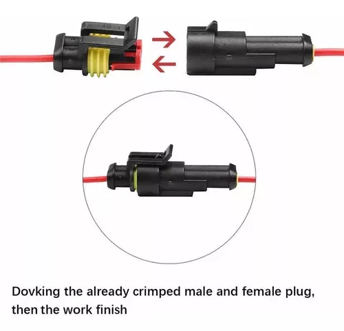 Conectores Eléctricos Hid,impermeables, Para Vehículos