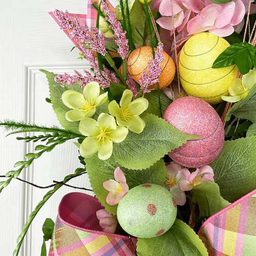 Corona De Huevos De Pascua Coronas Artificiales De Pascua