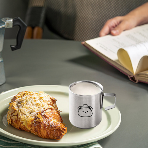 Taza De Café Y De Acero Inoxidable De Doble Pared, 7.1 Oz/21