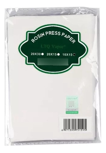 10 Papeis De Prensa Rosin 10x15-20x30cm Extração Manteiga