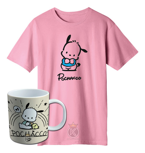 Polera Pochacco + Tazon - Sanrio - Hello Kitty - Estampaking