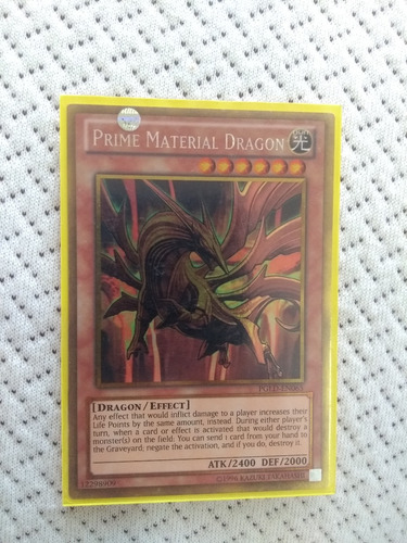 Yu-gi-oh! Prime Material Dragon Gold Pgld-en065