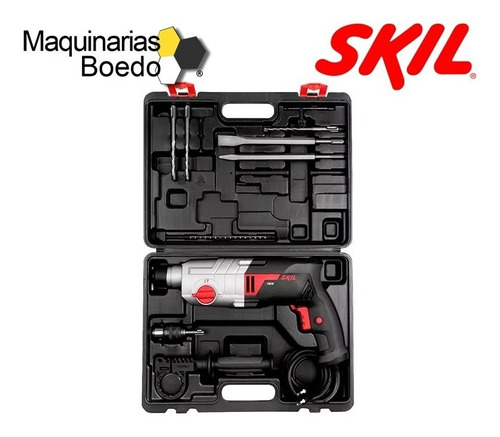 Rotomartillo 750w +mecha +mandril +cincel +maletin 1859 Skil