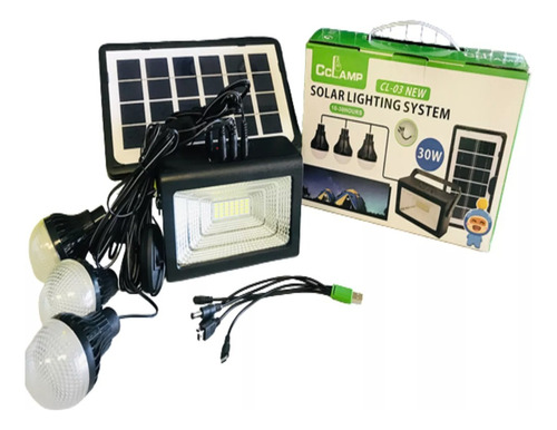 Kit Solar Para Camping Y Emergencias Usb 3 Ampolletas