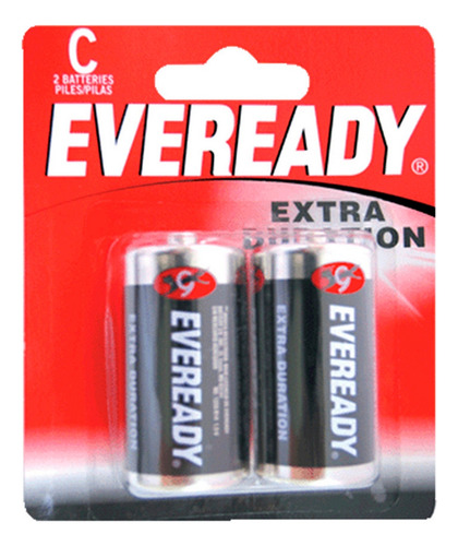 12 Pilas Alcalinas Eveready® C 2 Pzas Surtek