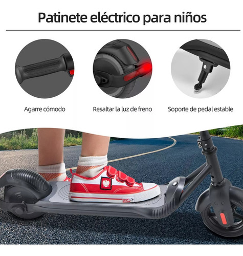 Monopatín Eléctrico Rp500 Hard 6.5 Potencia 150 W Edad Recomendada: 6-12 Años Negro