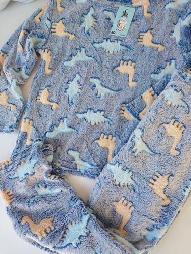 Pijama Invierno Polar Plush Peluche Luminoso Infantil Niños