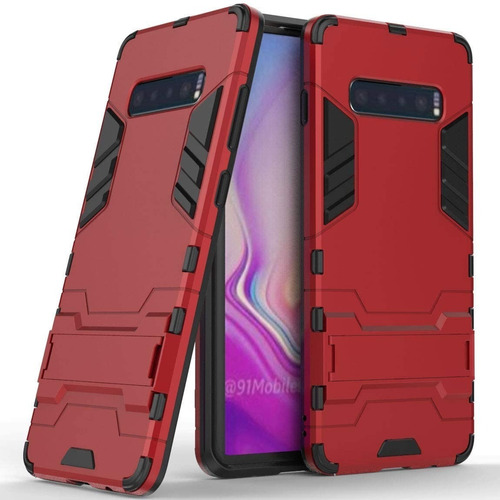 Funda Para Samsung Galaxy S10 Sm-g973f Iron Case Con Cristal