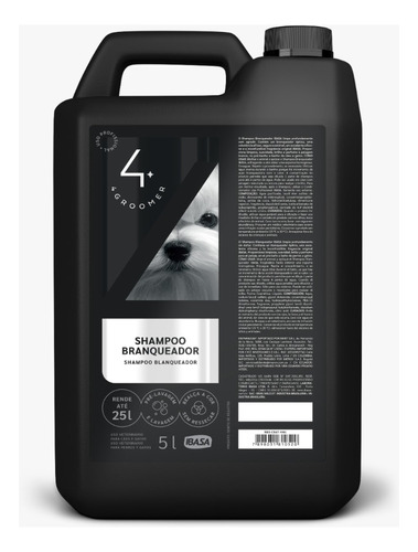 Shampoo Blanqueador Perros Y Gatos 5 Lt. Ibasa