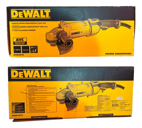Amoladora Dewalt 9 Pulgadas Industrial 2700w Dw4579