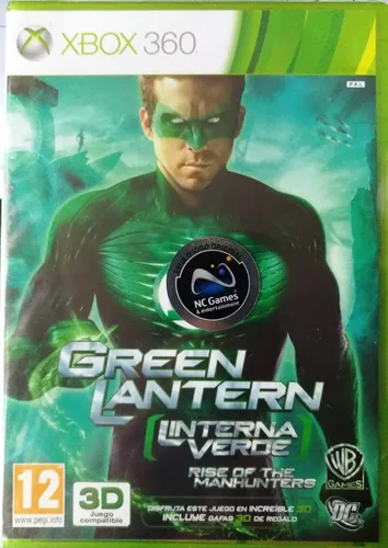 green lantern lanterna verde jogo para xbox 360 - 3d ntsc - Retro