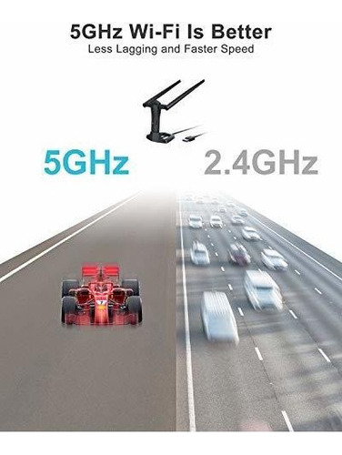 Adaptador Red Brostrend 1200mbps Linux Adaptador Wifi Usb Pa