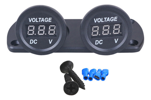 Medidor De Voltaje Eléctrico Led De Doble Pantalla Digital P
