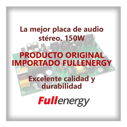Imagen 4 de 5 de Módulo Amplificador Audio Estéreo 150w Fuente Incorporada