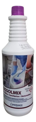 Desincrustante Limpa Vaso Sanitário Ferrugem 1l Rende Até 10