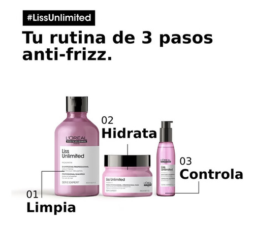 Aceite Liss Unlimited 125ml -tiempoparati24.