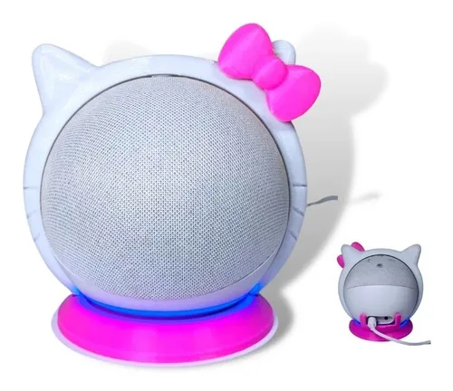 Base Soporte Para Alexa Echo Dot Gen 4 Y Gen 5, Hello Kitty