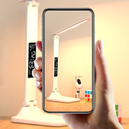 Lámpara De Mesa V Nuevo Reloj Electrónico Led Recargable