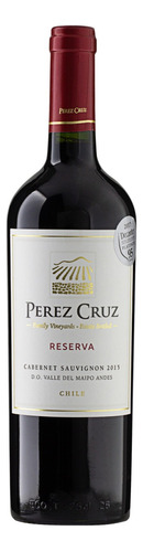 Vinho Chileno Tinto Reserva Perez Cruz Cabernet Sauvignon Valle del Maipo Andes Garrafa 750ml